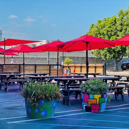 Smog City Brewing Co. - Patio seating