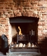 The Half Moon Free House - Open fireplace