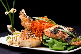 Black & White Sesame Salmon