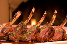 Olive Oil Poached Rack of Lamb