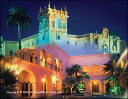 The Prado Colorfully Lit