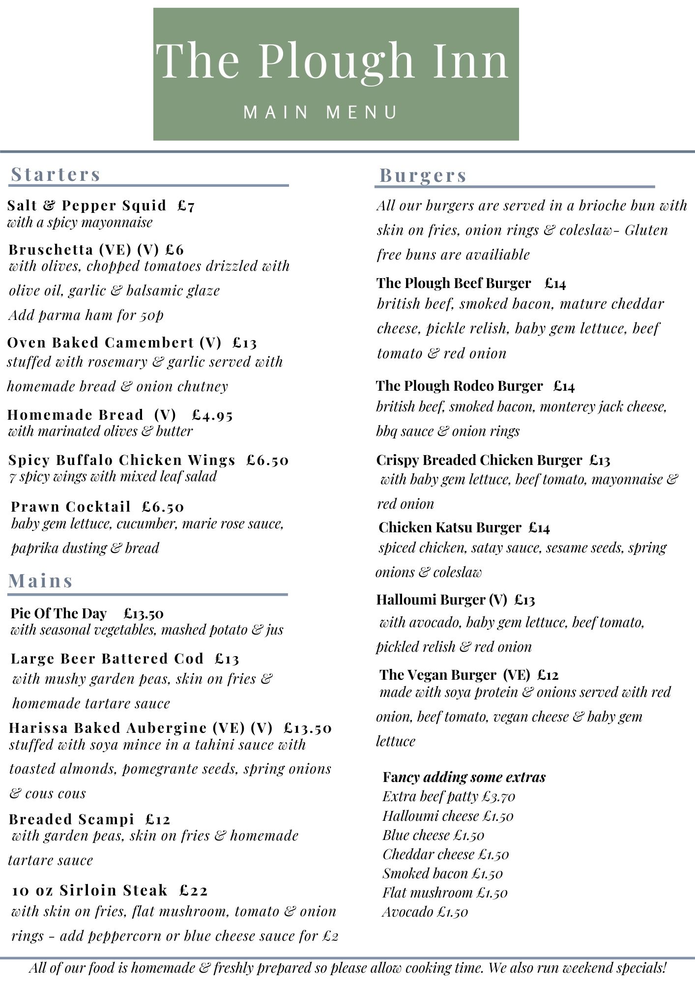 The Plough Inn - Langley Restaurant Info and Reservations