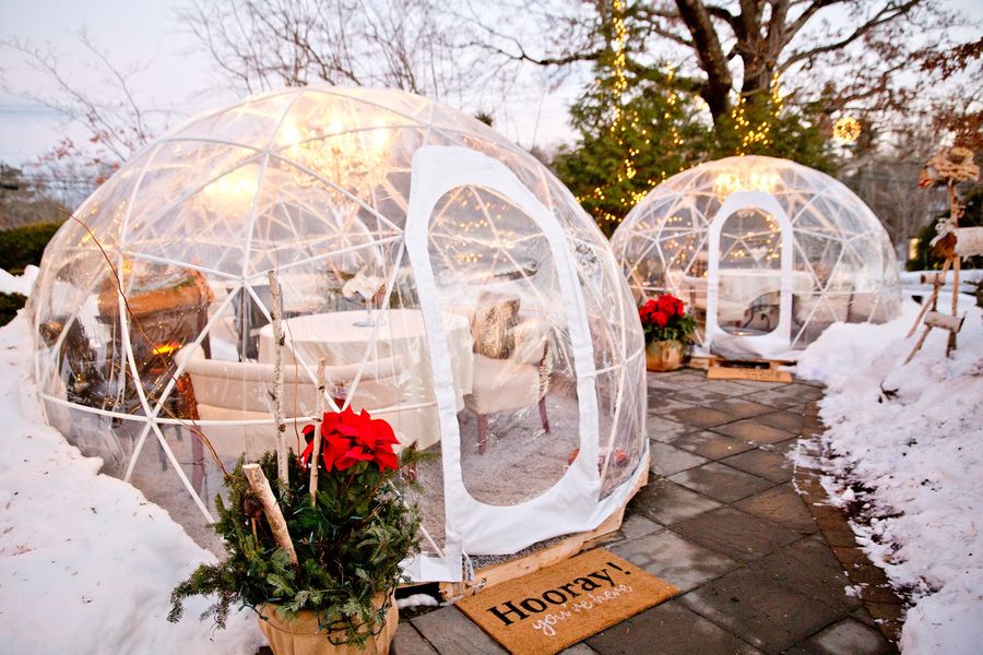 bedford nh restaurant with igloos