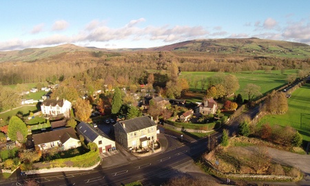 Samuel Fox Country Inn - Aerial view of Inn