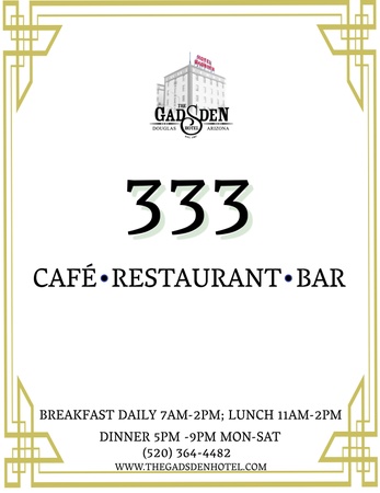 The Gadsden Hotel  - Cafe, Restaurant, Bar - Welcome