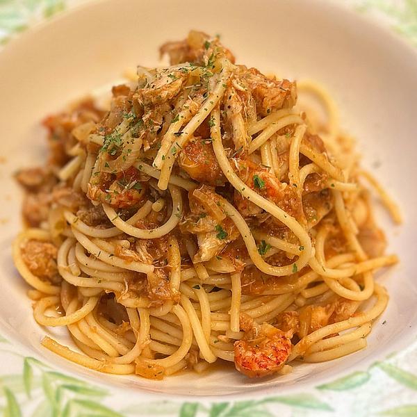 Sergios Italian Restaurant - Spaghetti al Granchio