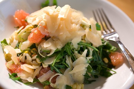 Whisknladle - Salad with Shaved Parmesan