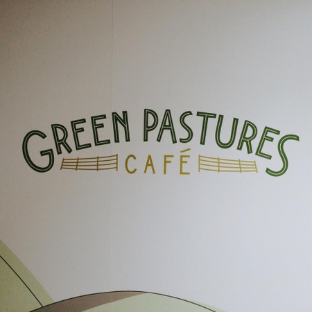 Green Pastures Cafe - Cafe Sign