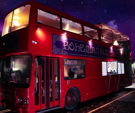 Bohemian Bus Café - Sky At Night