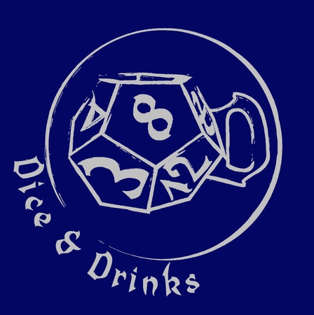 Dice & Drinks and shrunkenTERRA - Dice & Drinks Logo