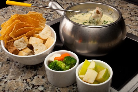 The Melting Pot - Gaslamp - Bread, Veggies, Apples for Fondue