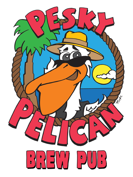 The Pesky Pelican Brew Pub - Pesky Logo