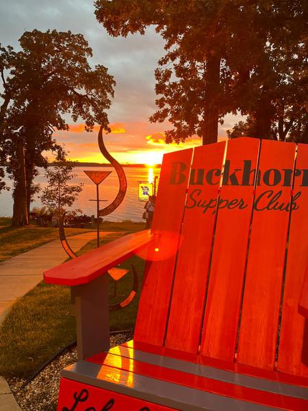 Buckhorn Supper Club - Sunset with Chair