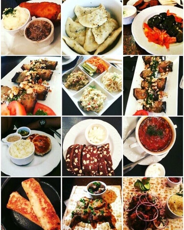 Pushkin Russian Restaurant - Food collage 
