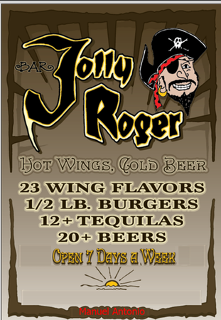 Bar Jolly Roger, Manuel Antonio - Main