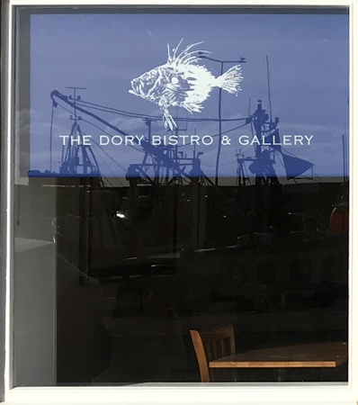 The Dory Bistro & Gallery - Window reflection