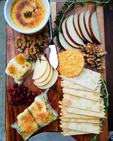Vim Dining & Desserts - Bruleed cheese plate