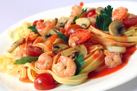 Spaghettini Grill & Jazz Club - Linguine with shrimp