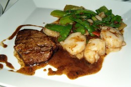 Beef Tenderloin and Scallops