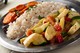 Yolie's Brazilian Steakhouse - Mixed vegetables and rice