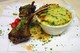 French Pastry Café - Rack of Lamb & Zucchini Gratin