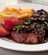 ZINC - Steak Frites with Wild Mushroom Sauce