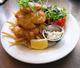 Adrift Cafe - Tempura fish and chips